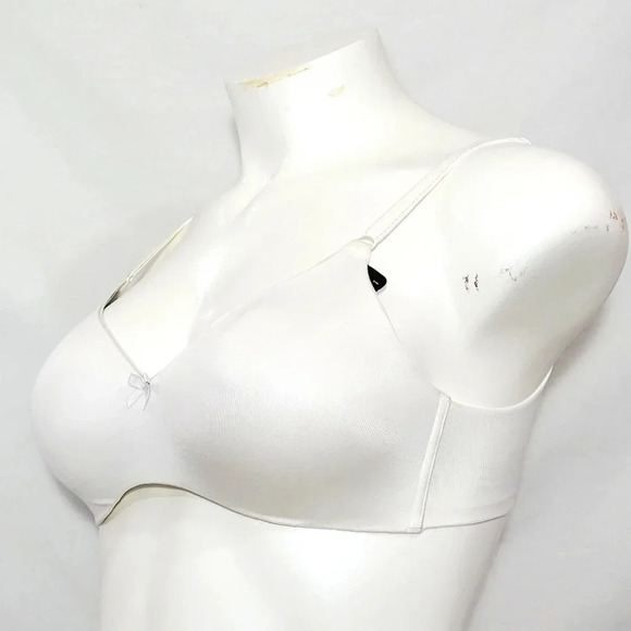 34D Maidenform‎ 9454 Comfort Devotion Extra Coverage Wirefree Bra White NWT  New - Picture 2 of 3